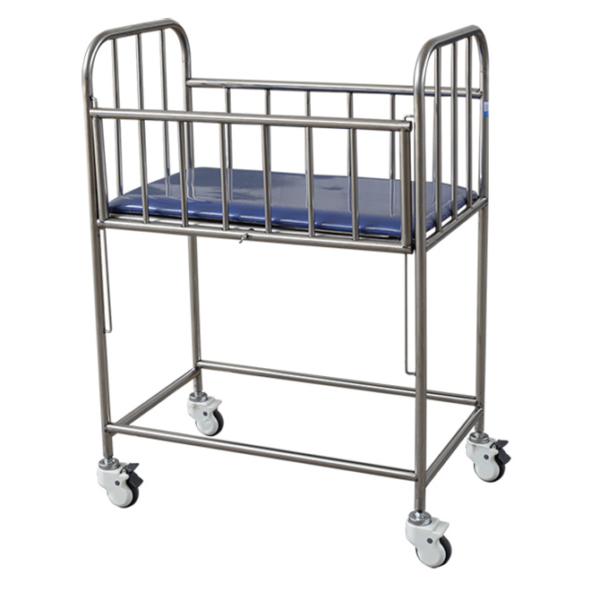 (MSP200) Hospital Pediatric Stainless Infant Bed Baby Newborn Bed