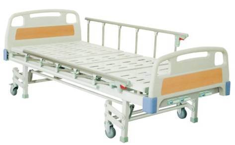 (MS-E170A) Three Cranks Medical Manual Hospital Folding Bed Hospital ...